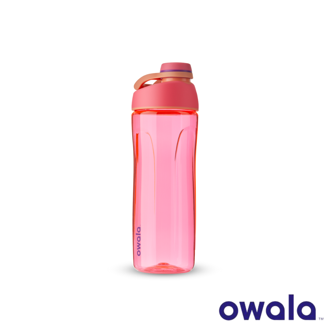 Owala Twist Water Bottle Stainless Steel, 24oz, Hyper Flamingo